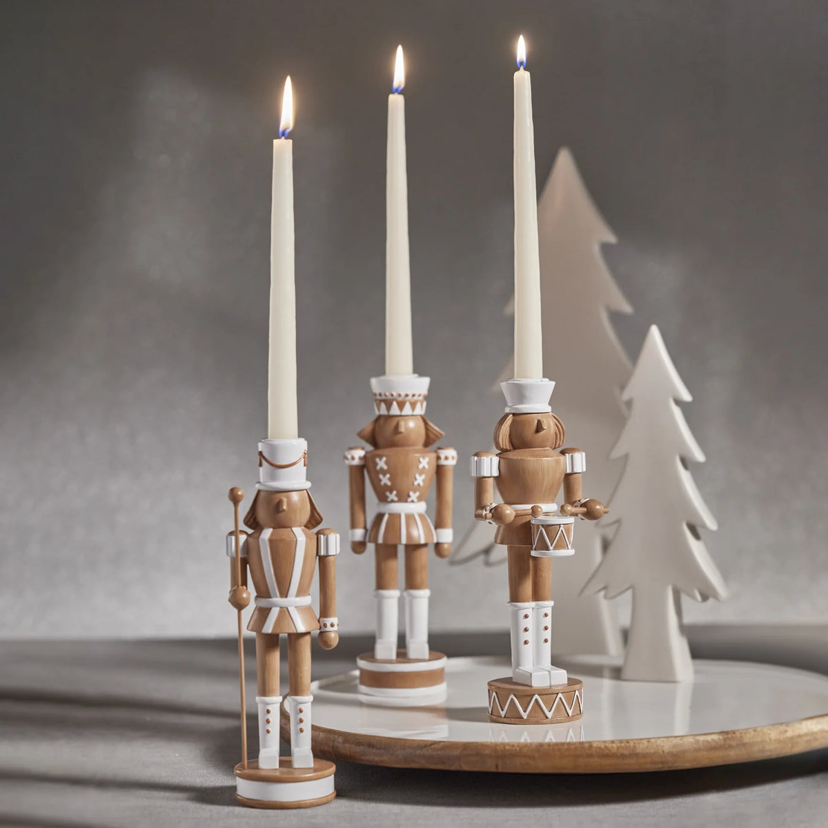Taper Holder Nutcracker (3 Styles)