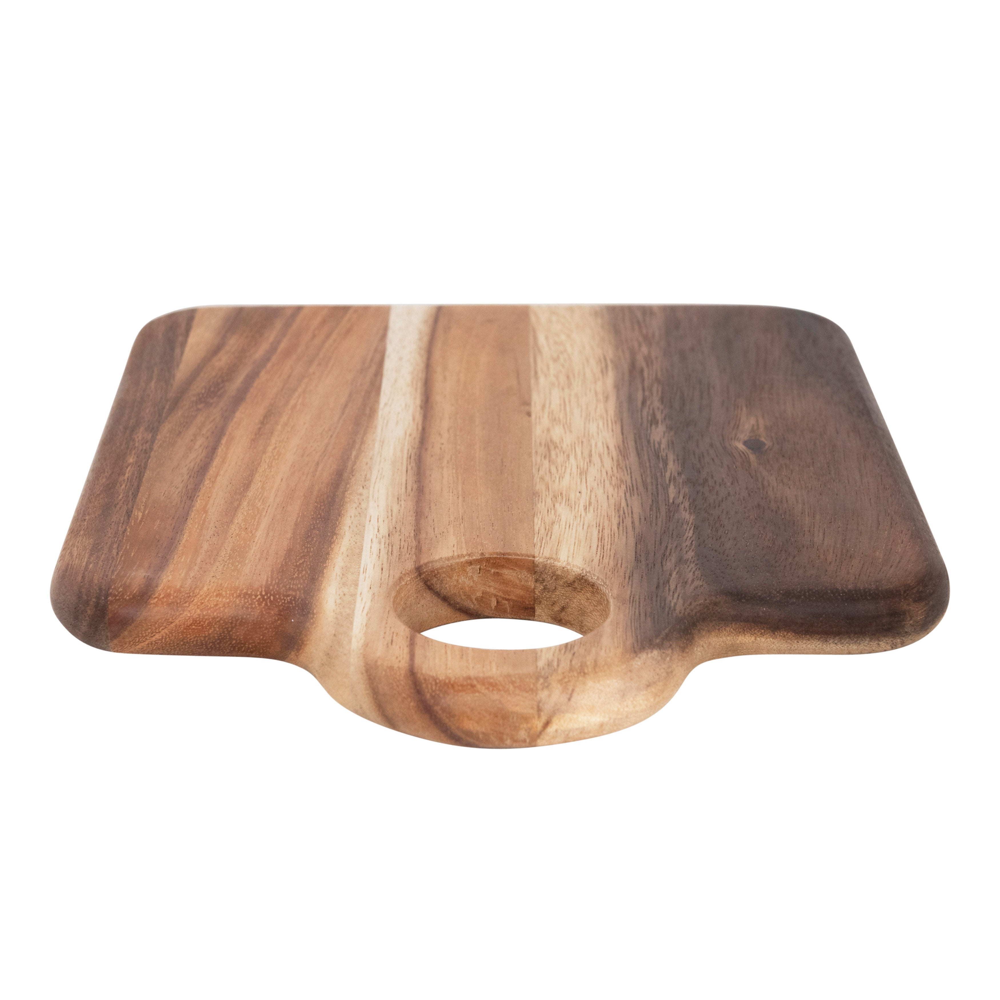 Small Wood Cheese/Cutting Board w/ Handle