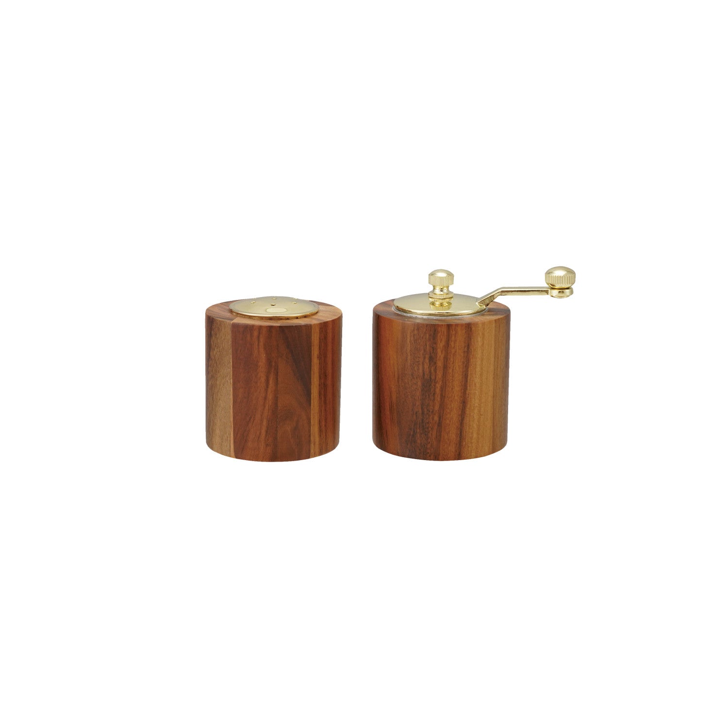 Acacia Wood Salt Shaker & Pepper Mill (Set of 2)