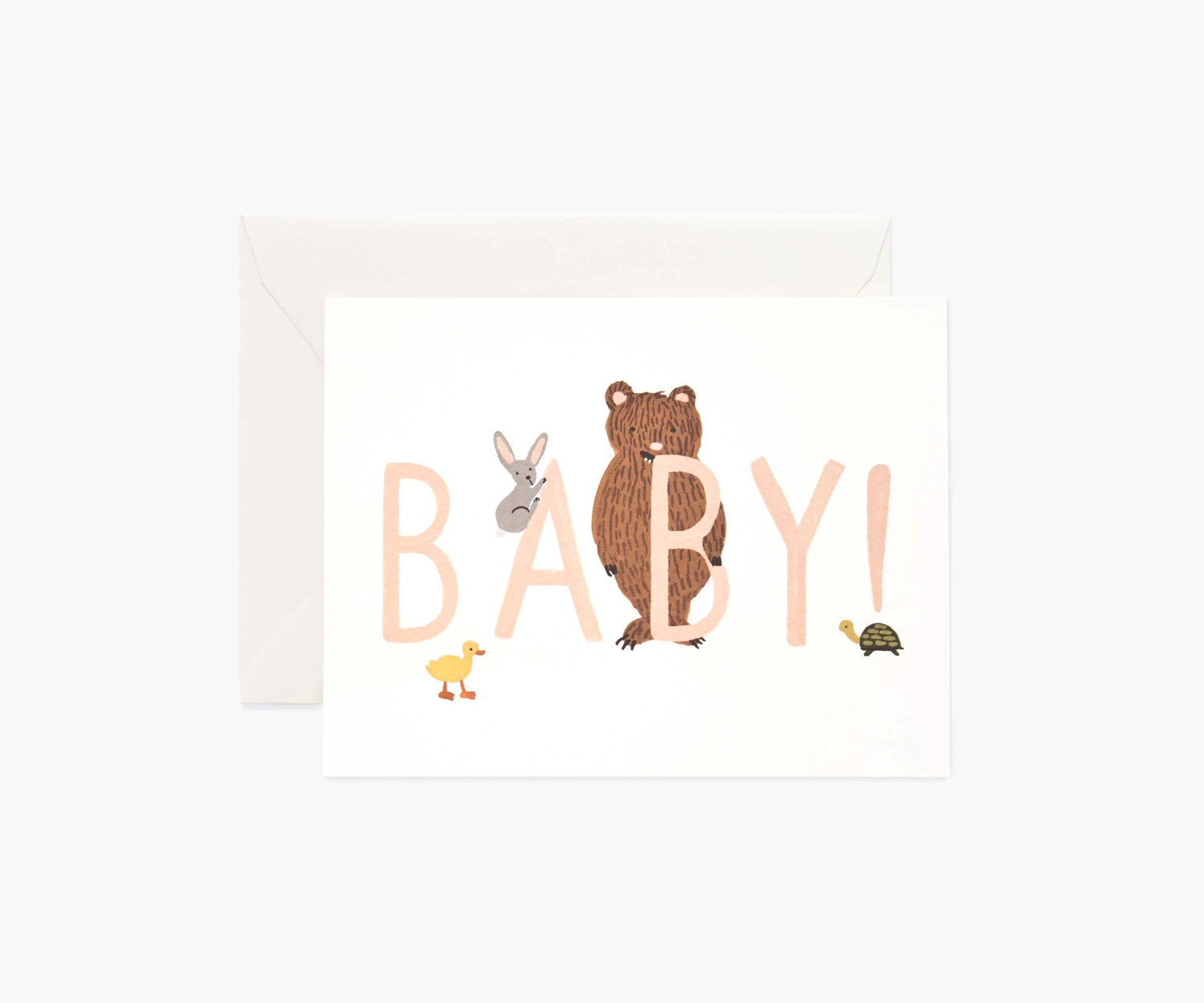 Baby! Card-Peach