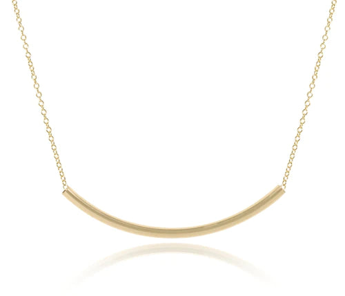 16" Necklace Bliss Bar- Gold