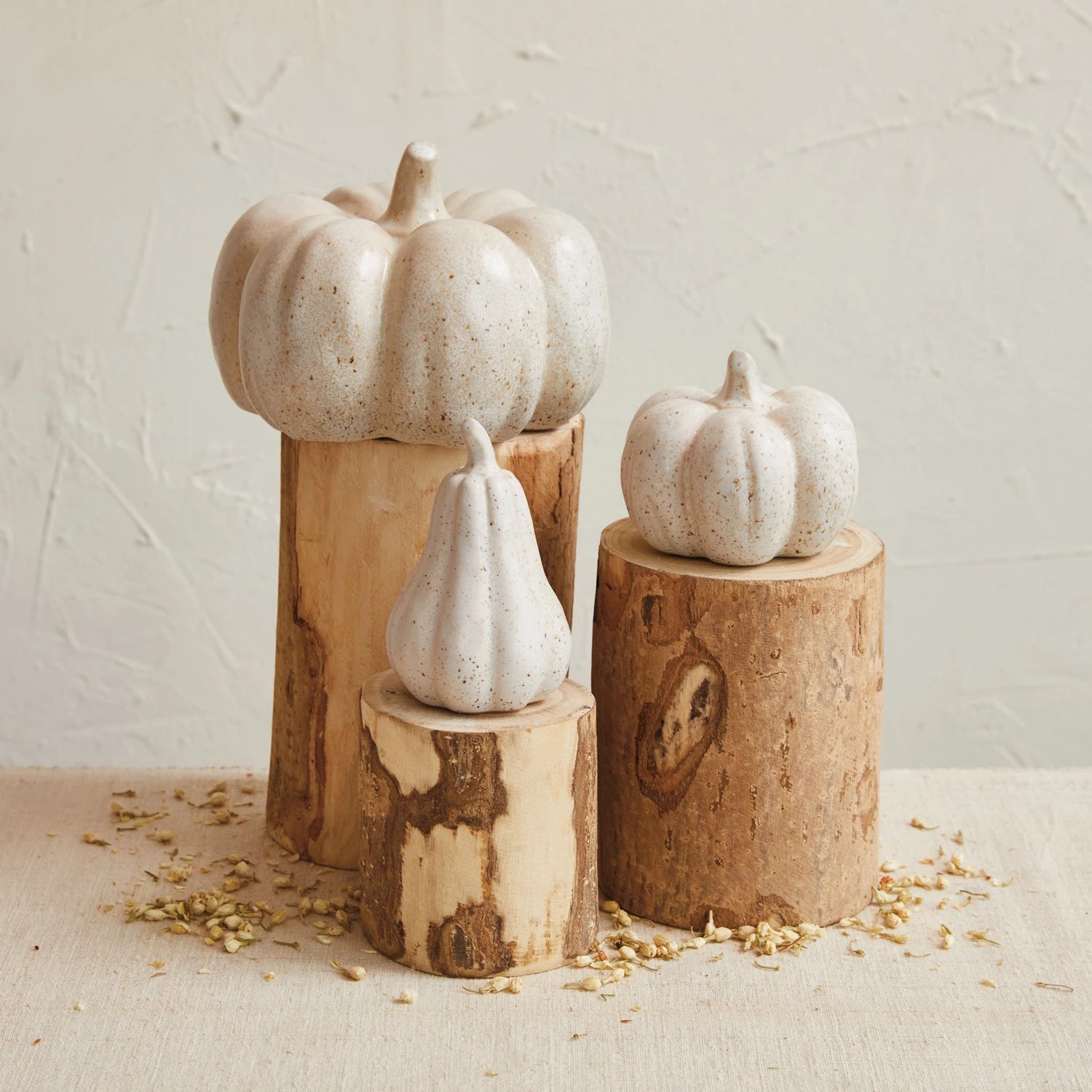 Reactive Glaze Stoneware Pumpkin (3 Sizes)