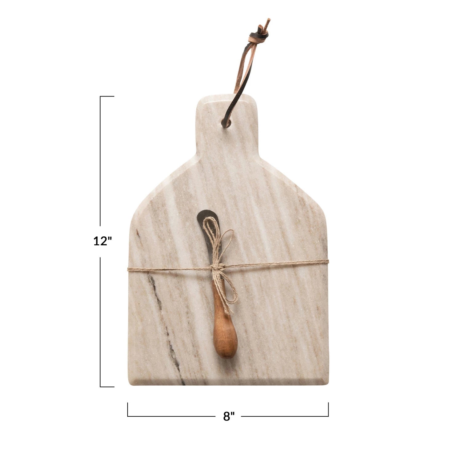 Marble Board w/ Canape Knife