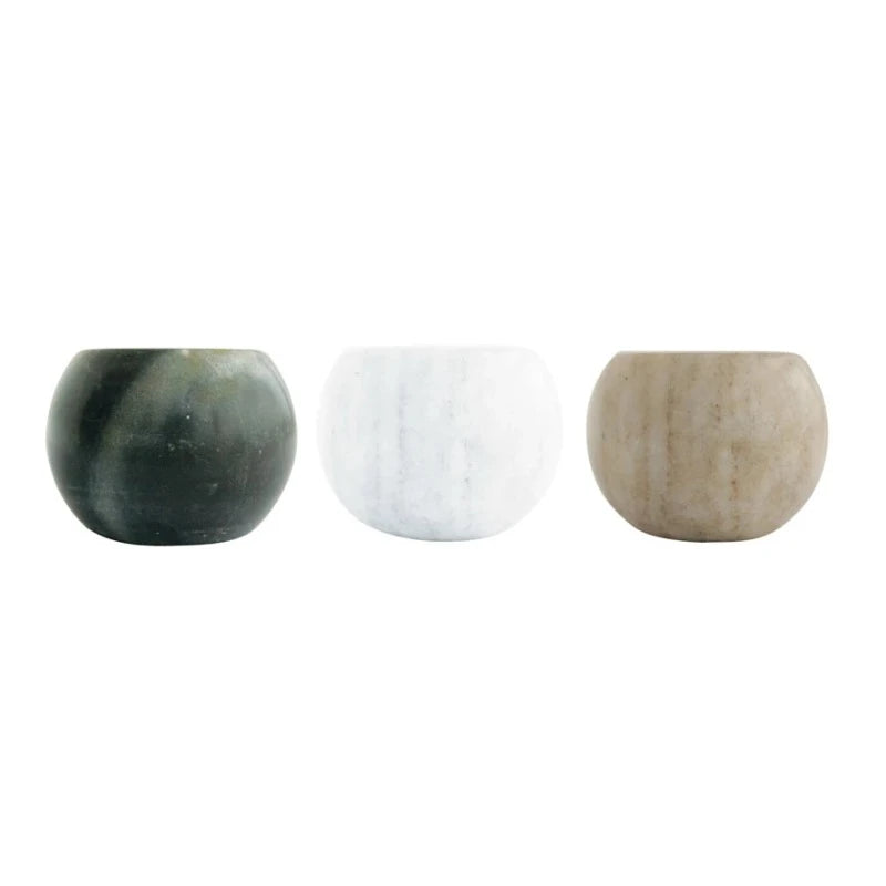 Round Marble Pinch Pot (3 Colors)