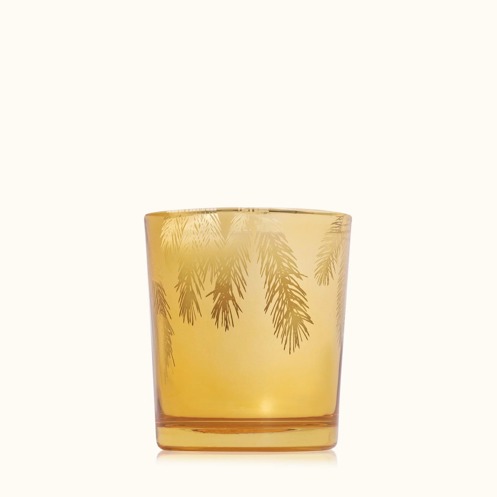 Thymes Frasier Fir Etched Gold Candle-13oz