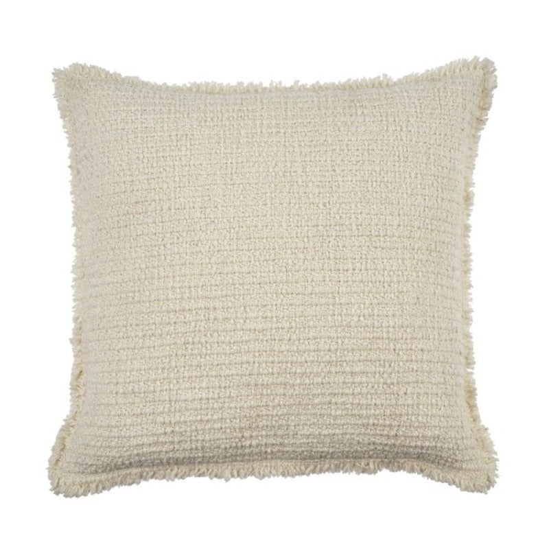 Woven Ecru Pillow - 20x20