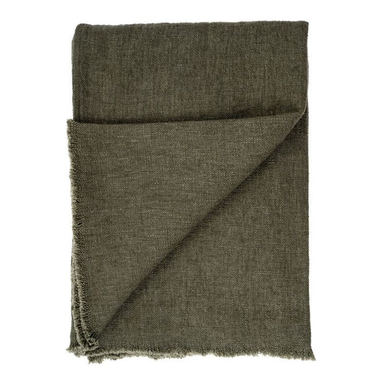 Forest Linen Bed Throw -55x75