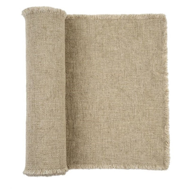 Natural Linen Table Runner - 108"