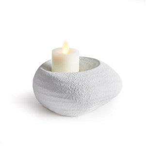 Modern White Matte Candle Holder