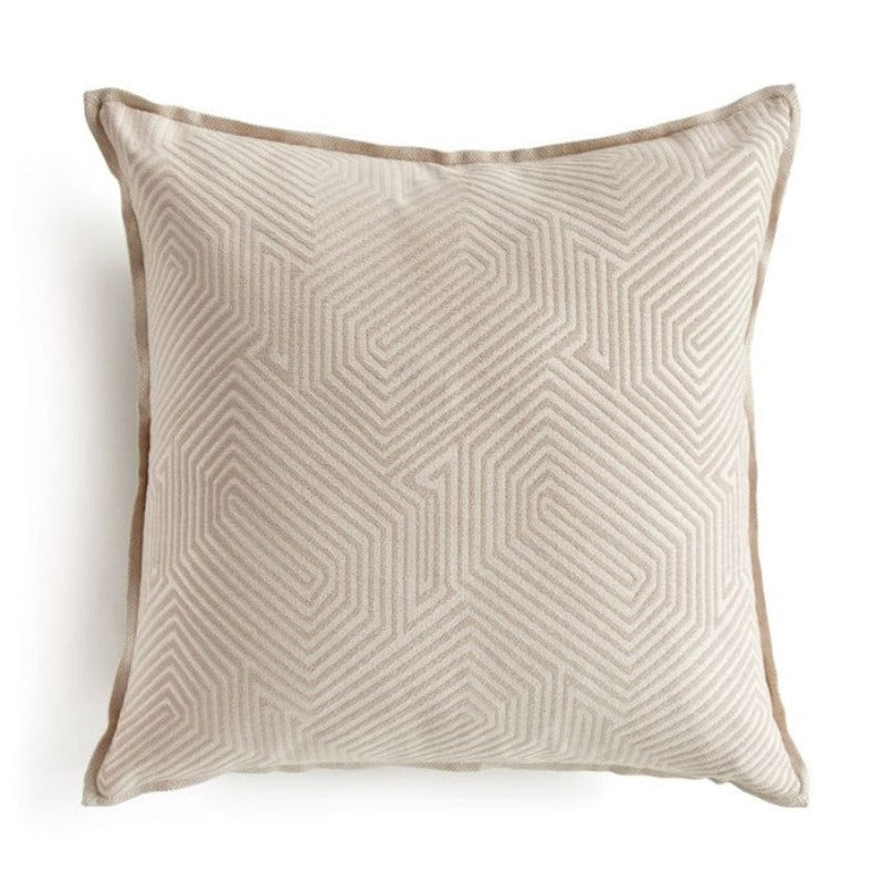 24" Geometric Indoor/ Outdoor Pillow