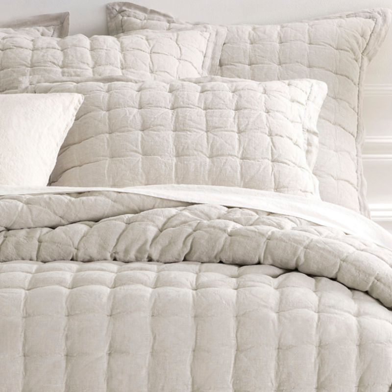 Lush Linen Natural Puff Sham (3 Sizes)