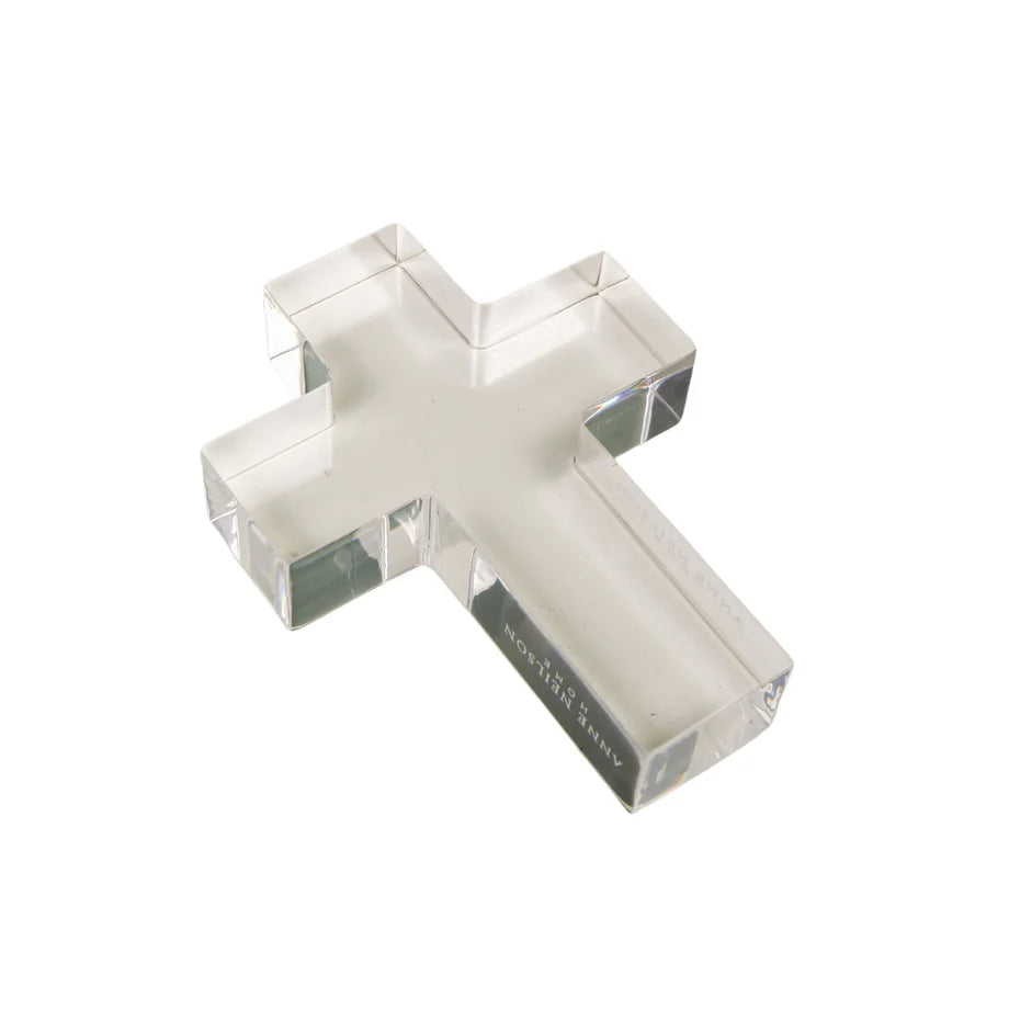 Clear Acrylic Cross-Small