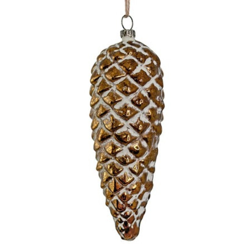 Glass Pinecone Ornament