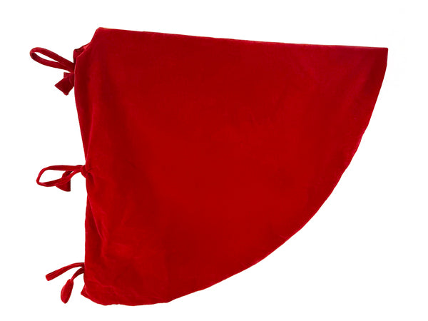 47" Red Velvet Reversible Tree Skirt