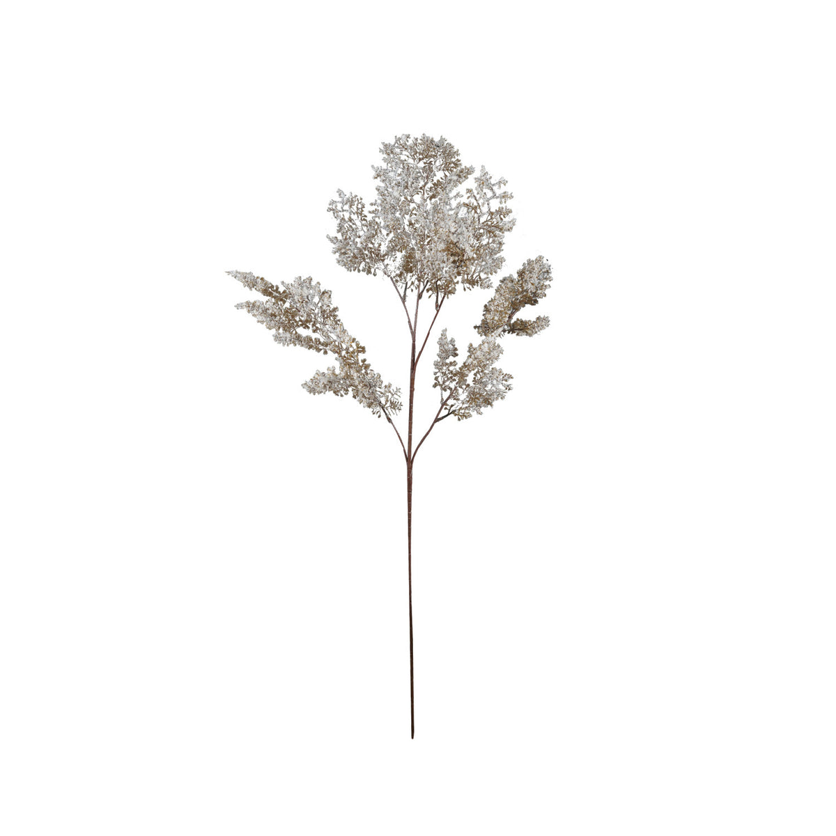 41" Faux Juniper Snow Branch-Brown/White