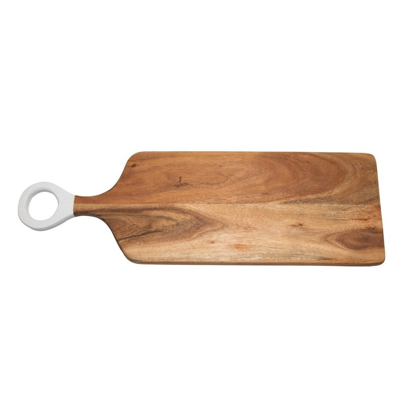 White Handle Wood Cutting Board (3 Sizes)