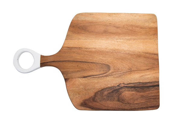 White Handle Wood Cutting Board (3 Sizes)