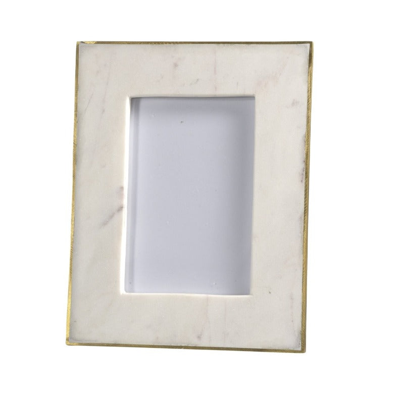 Marble & Brass Photo Frame