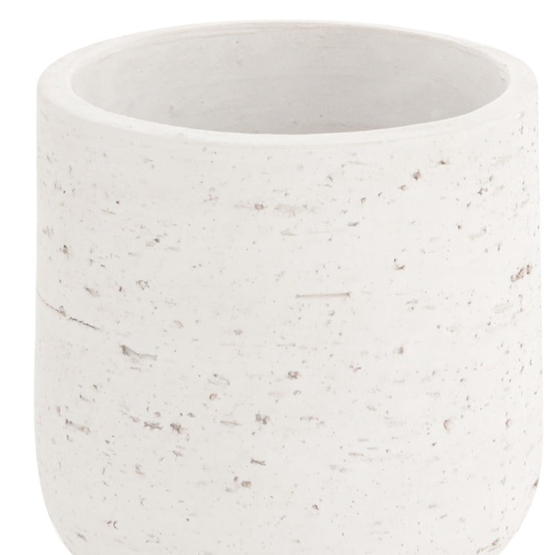 5.25" White Clay Pot
