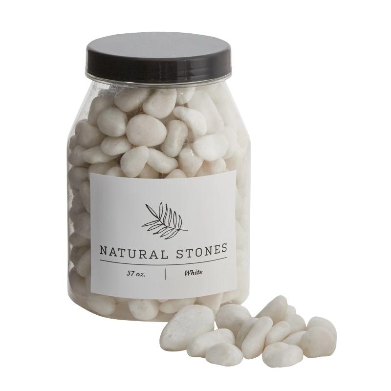 Jar of White Stones- 37oz