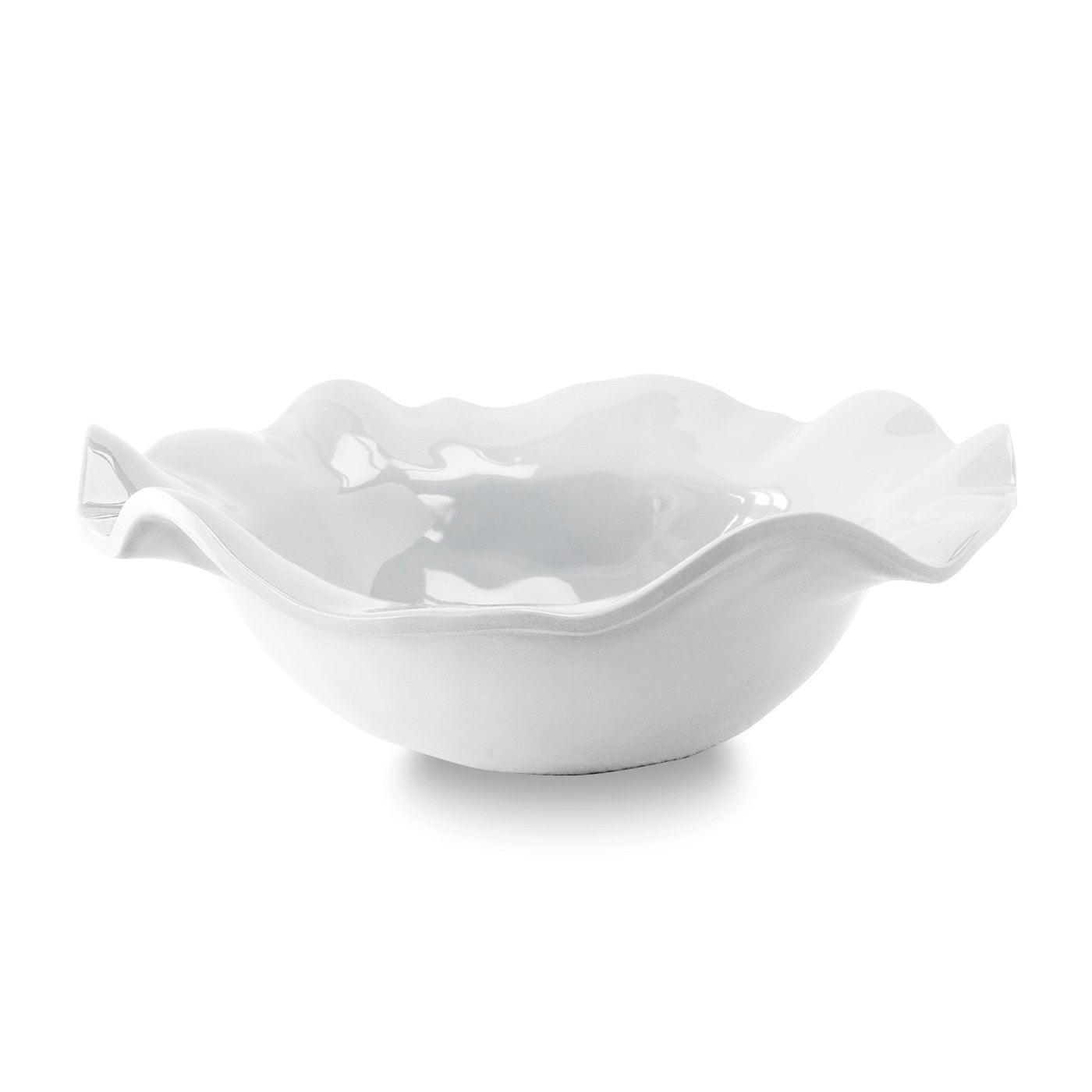 White Glazed Melamine Bowl
