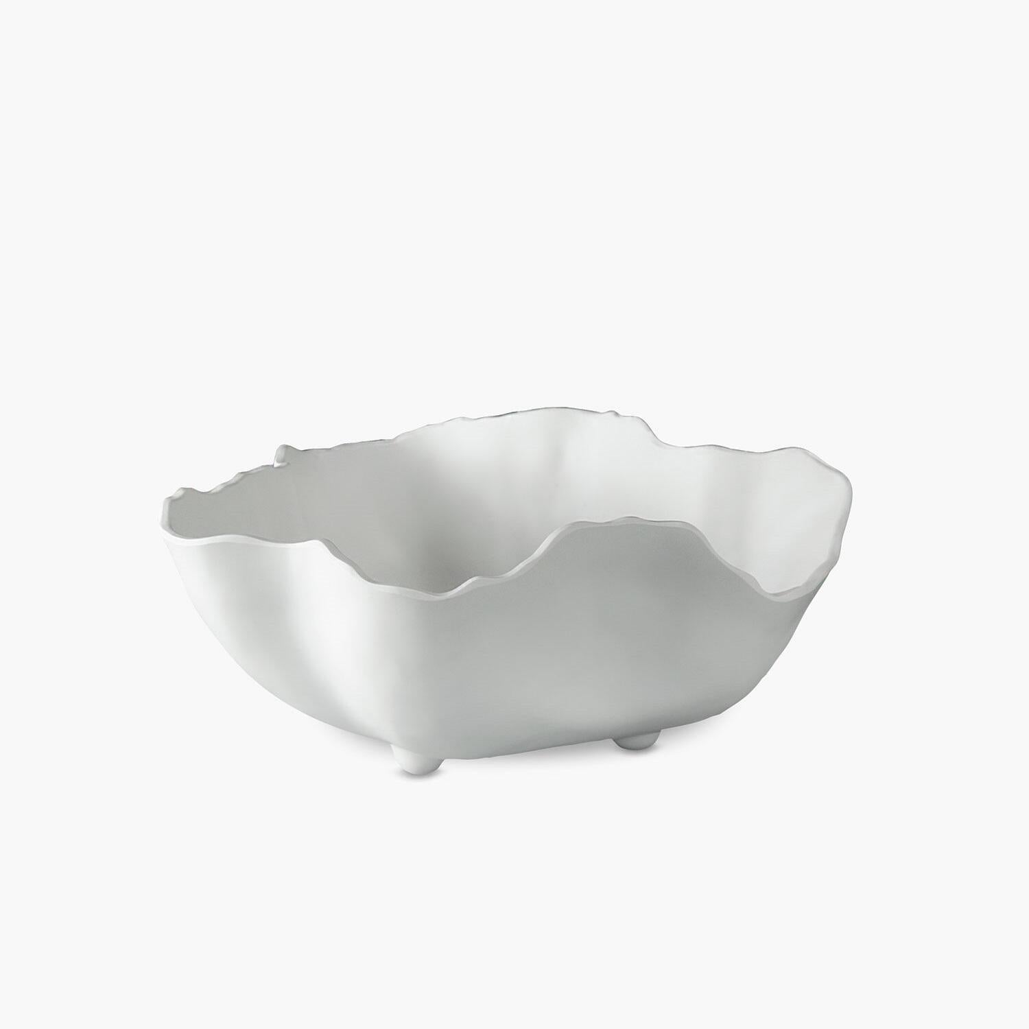 Large White Melamine Bowl