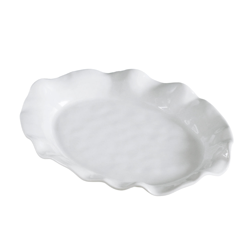 White Oval Melamine Platter