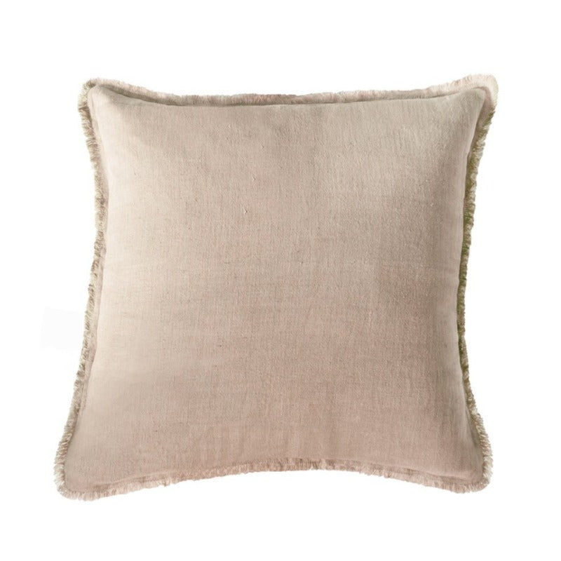 Beige Linen Pillow (20" x 20")