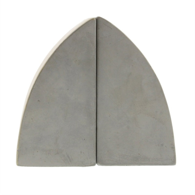 Cement Arch Bookends- 6.25x3.25x6"