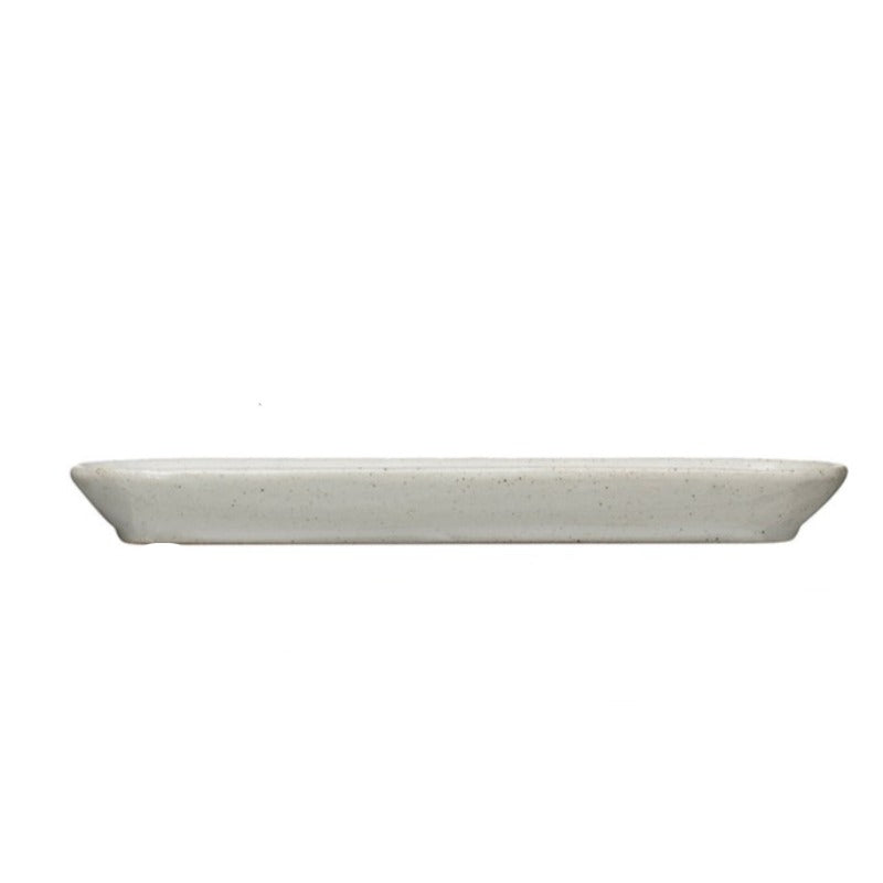 White Stoneware Tray (3 Sizes)