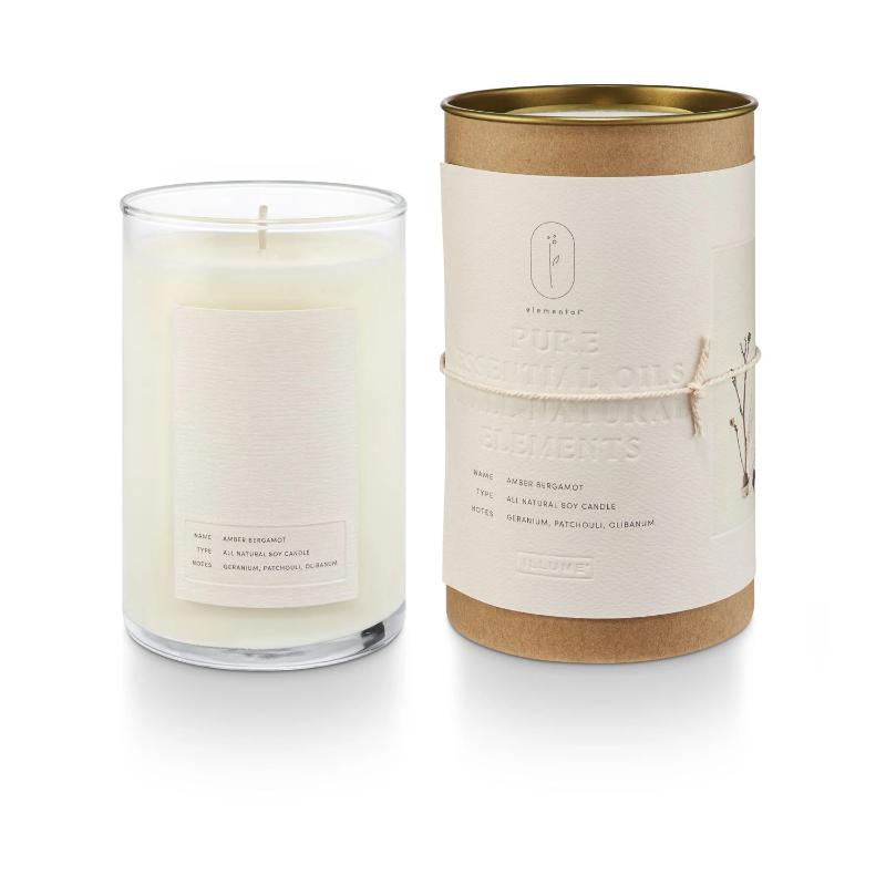 Essential Oil All-Natural Soy Glass Candle