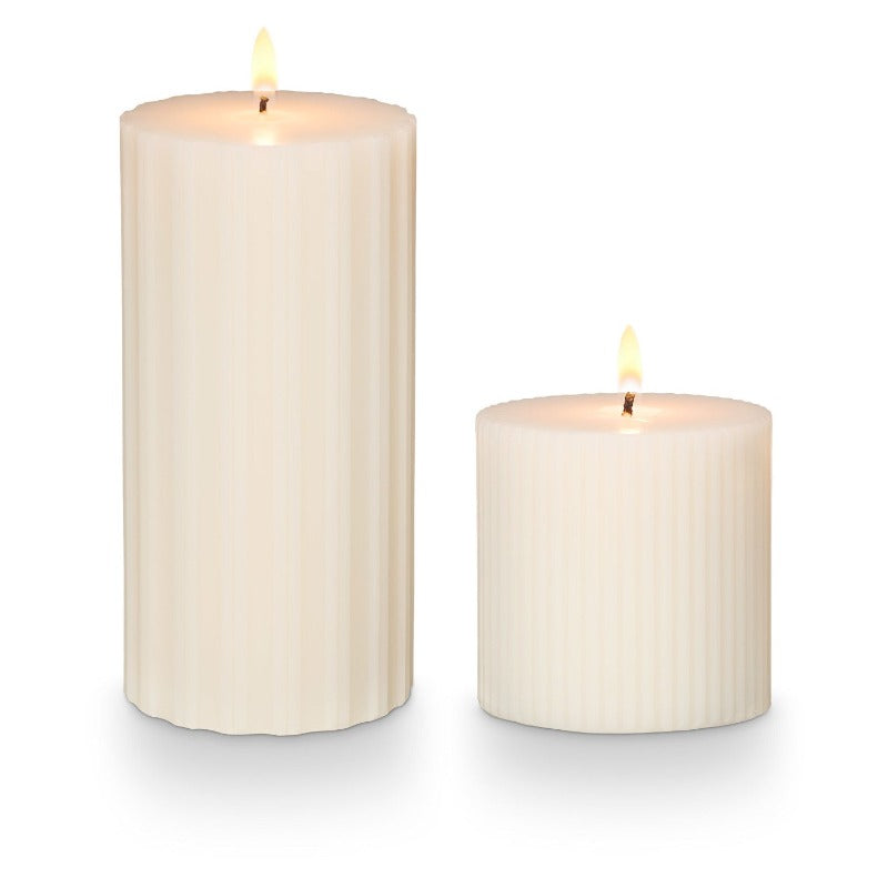 Winter White Fragranced Pillar Candle (2 sizes)