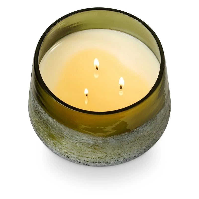 Balsam & Cedar Baltic Glass Candle (2 sizes)