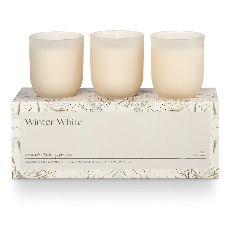 Winter White Trio Candle Gift Set