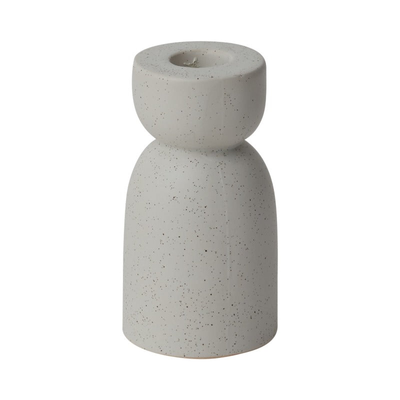 Speckled Ceramic Candlestick Holder (2 Sizes)