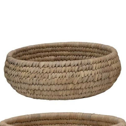 Round Grass & Date Leaf Basket (3 Sizes)