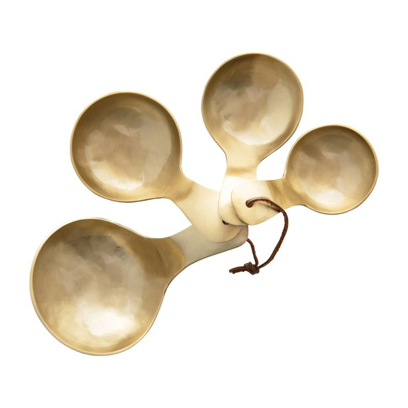 Brass Scoops (Set of 4)