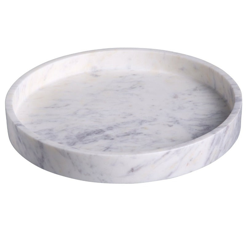 12" Round Marble Tray