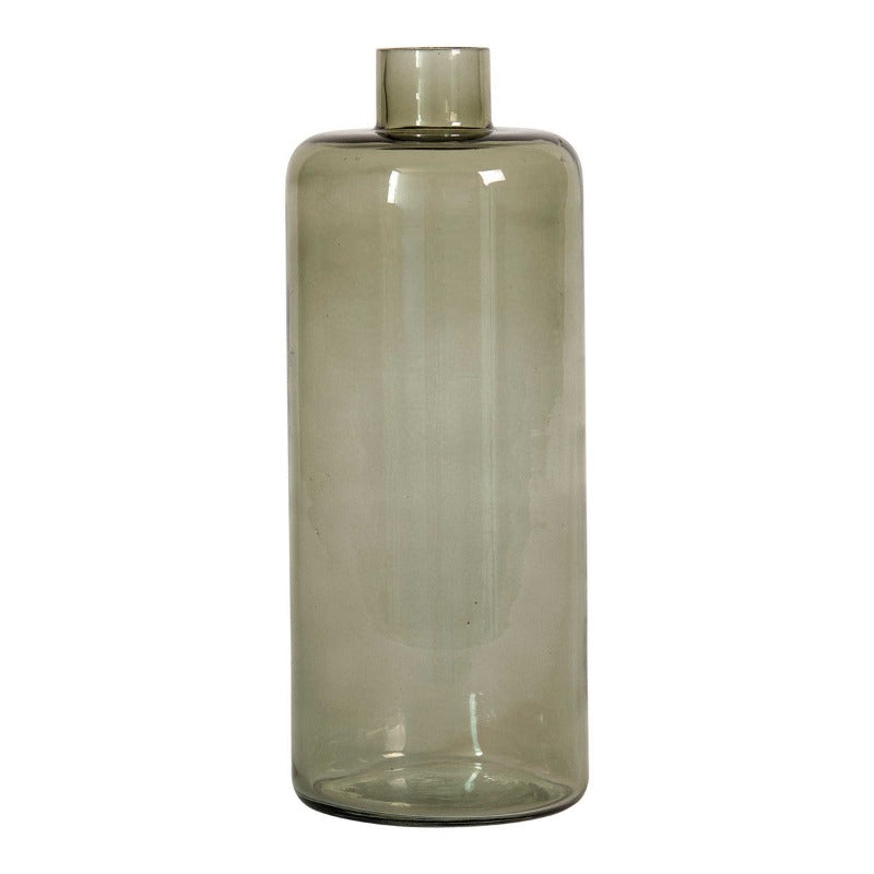 Slender Green Glass Vase (2 Sizes)