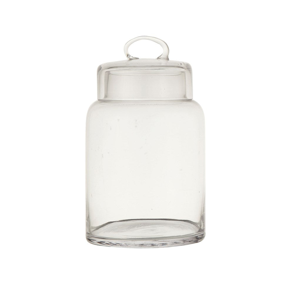 Clear Glass Canister with Lid (2 Sizes)