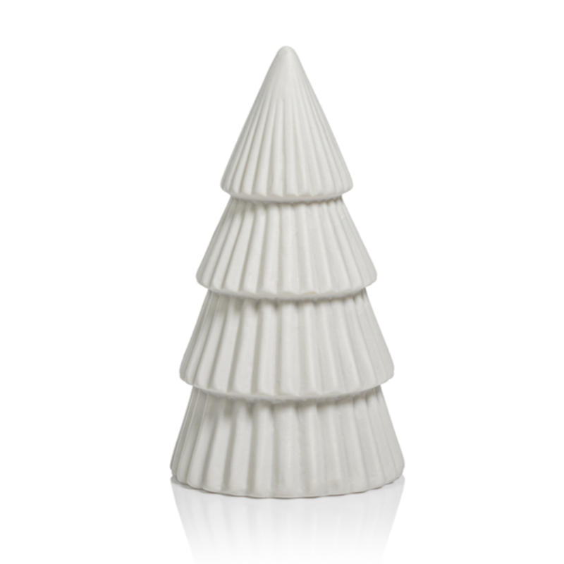 Matte White Ceramic Holiday Tree (3 Sizes)
