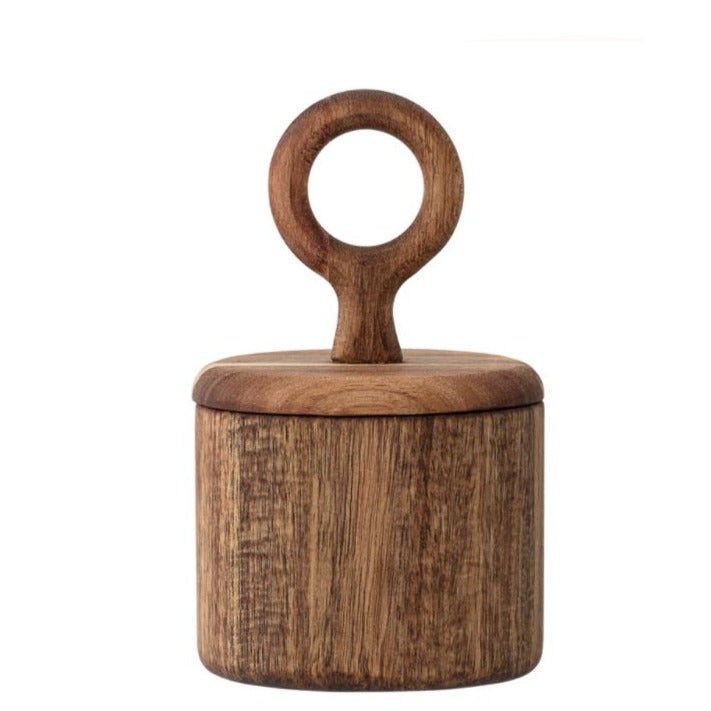 Acacia Wood Canister