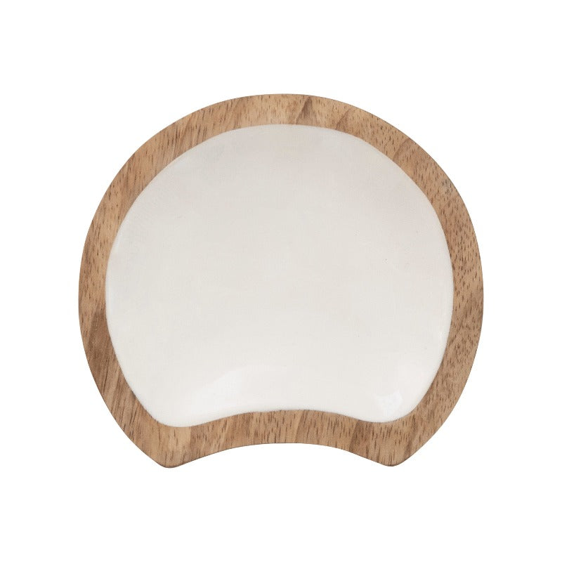 Enameled Wood Spoon Rest