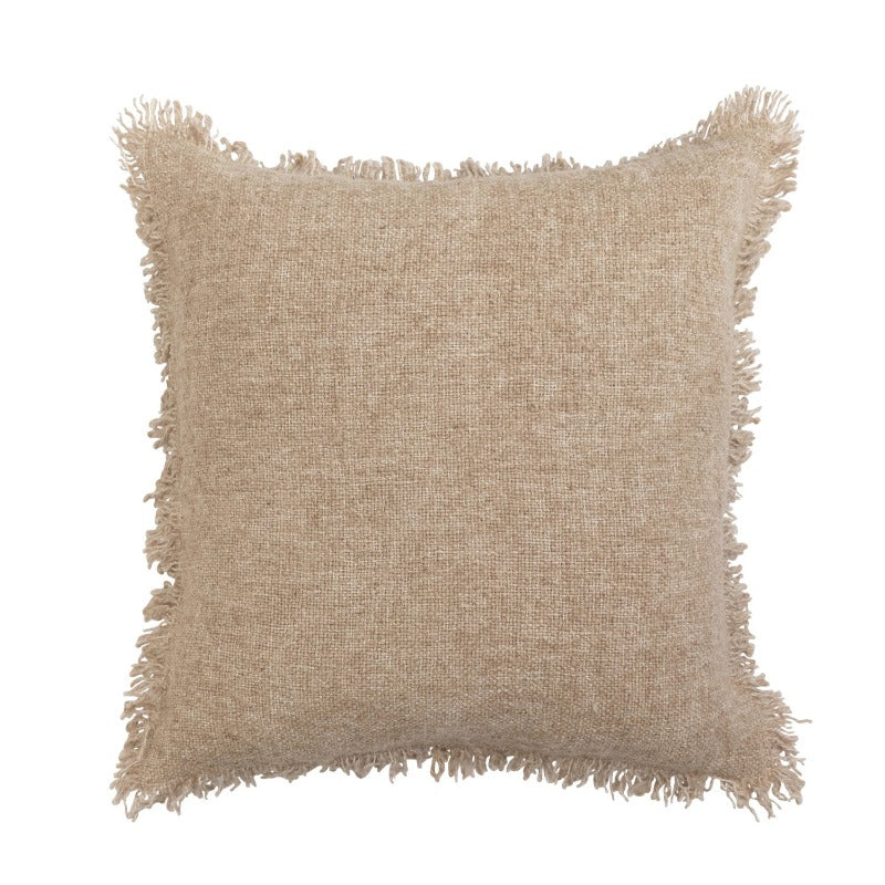 Melange Jute/Cotton Pillow - 20"x20"