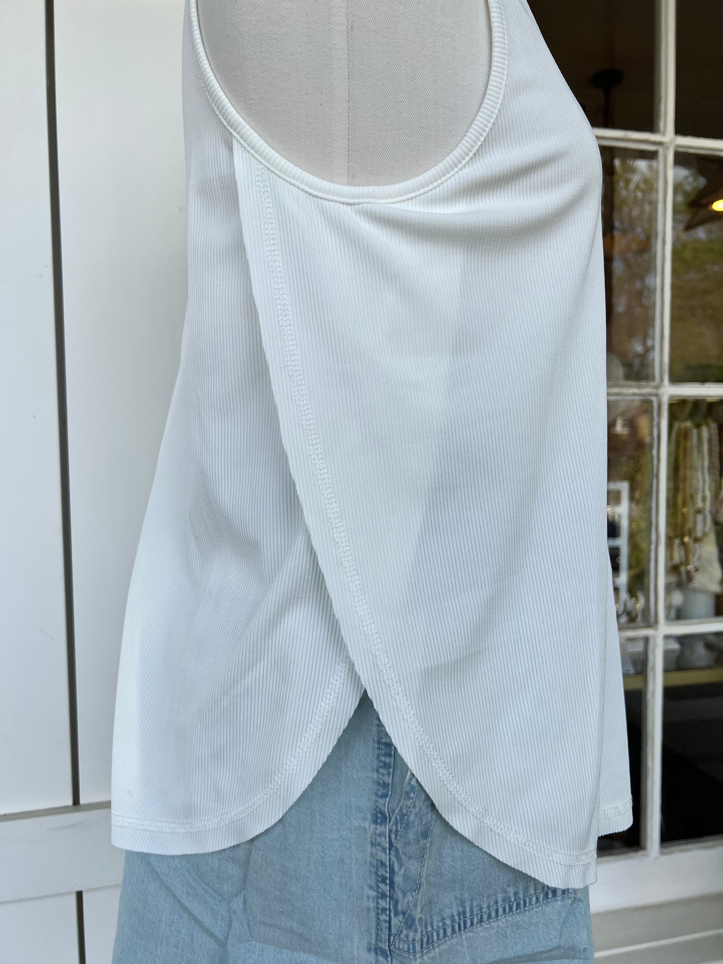 Tulip Tank-Ivory