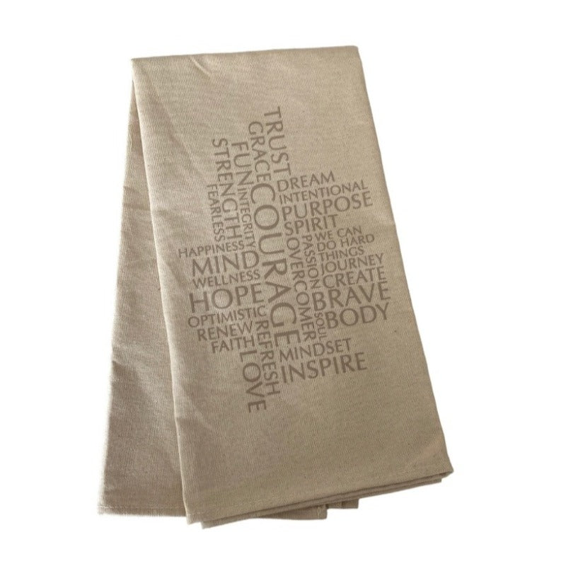 Word Cloud Tea Towel