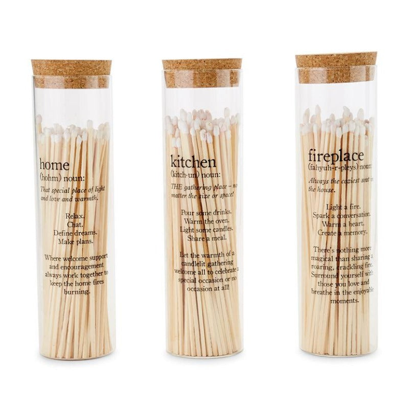 Tall Match Stick Bottle (3 Styles Available)