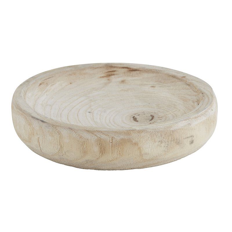Paulownia Natural Wood Bowl -6"