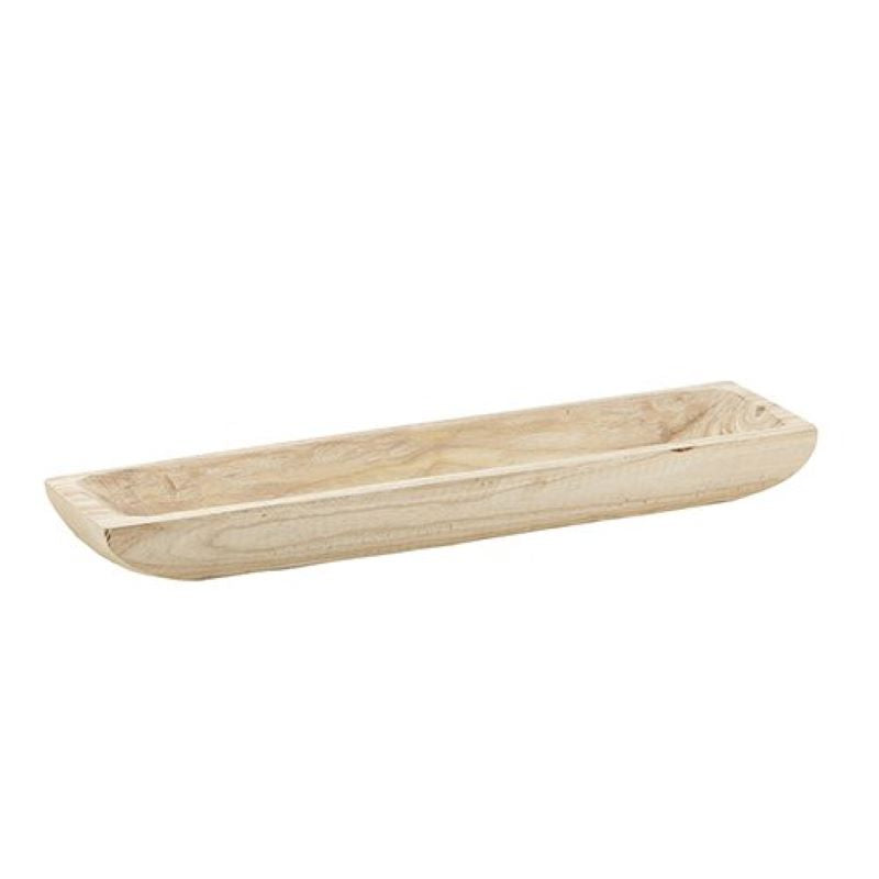 Natural Paulownia Rectangle Tray