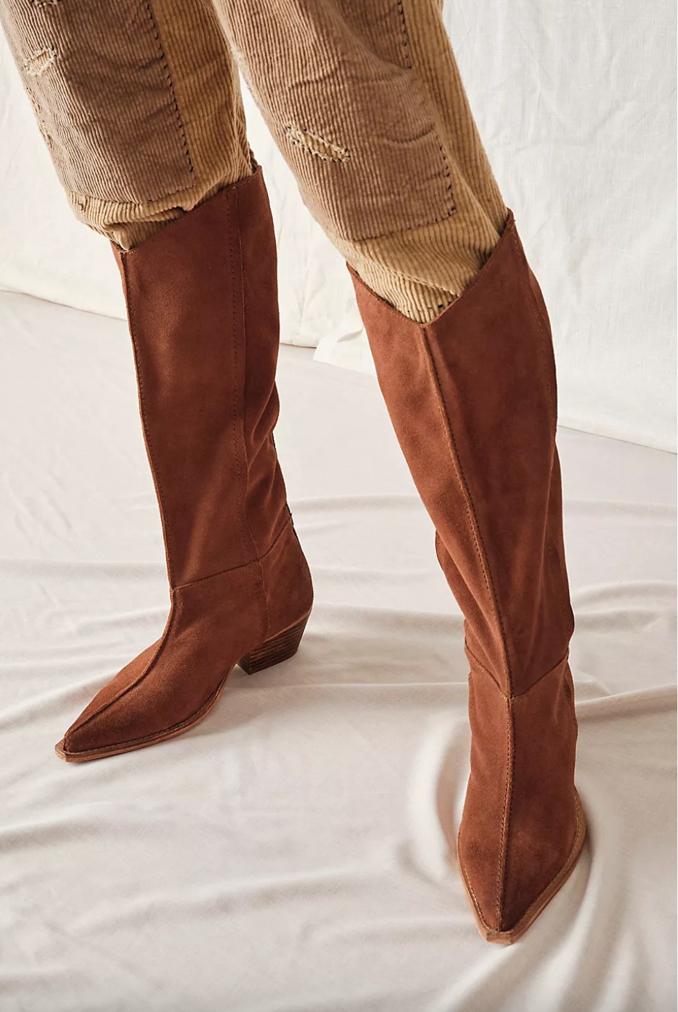Sway Slouch Boot-Tan